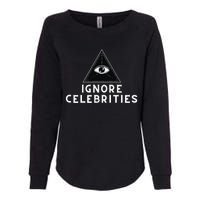 Train With Tish Ignore Celebrities Womens California Wash Sweatshirt