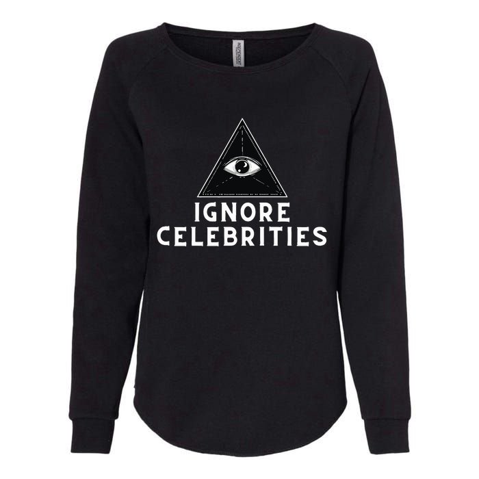 Train With Tish Ignore Celebrities Womens California Wash Sweatshirt