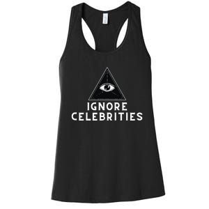 Train With Tish Ignore Celebrities Women's Racerback Tank