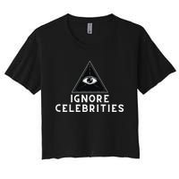 Train With Tish Ignore Celebrities Women's Crop Top Tee