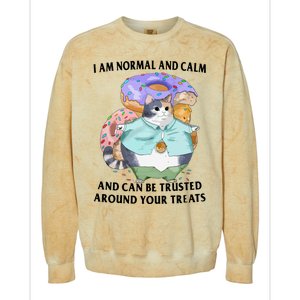 Trusted With Treats Colorblast Crewneck Sweatshirt