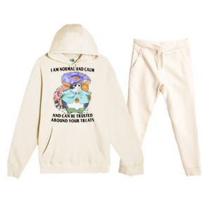 Trusted With Treats Premium Hooded Sweatsuit Set