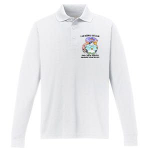 Trusted With Treats Performance Long Sleeve Polo