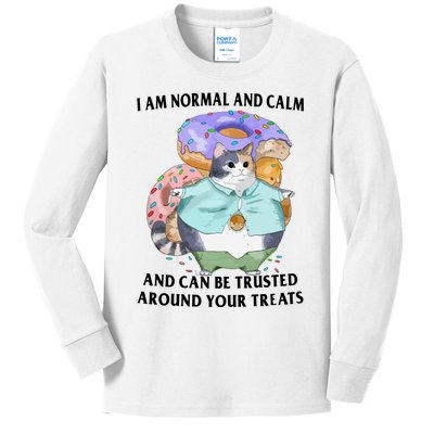 Trusted With Treats Kids Long Sleeve Shirt