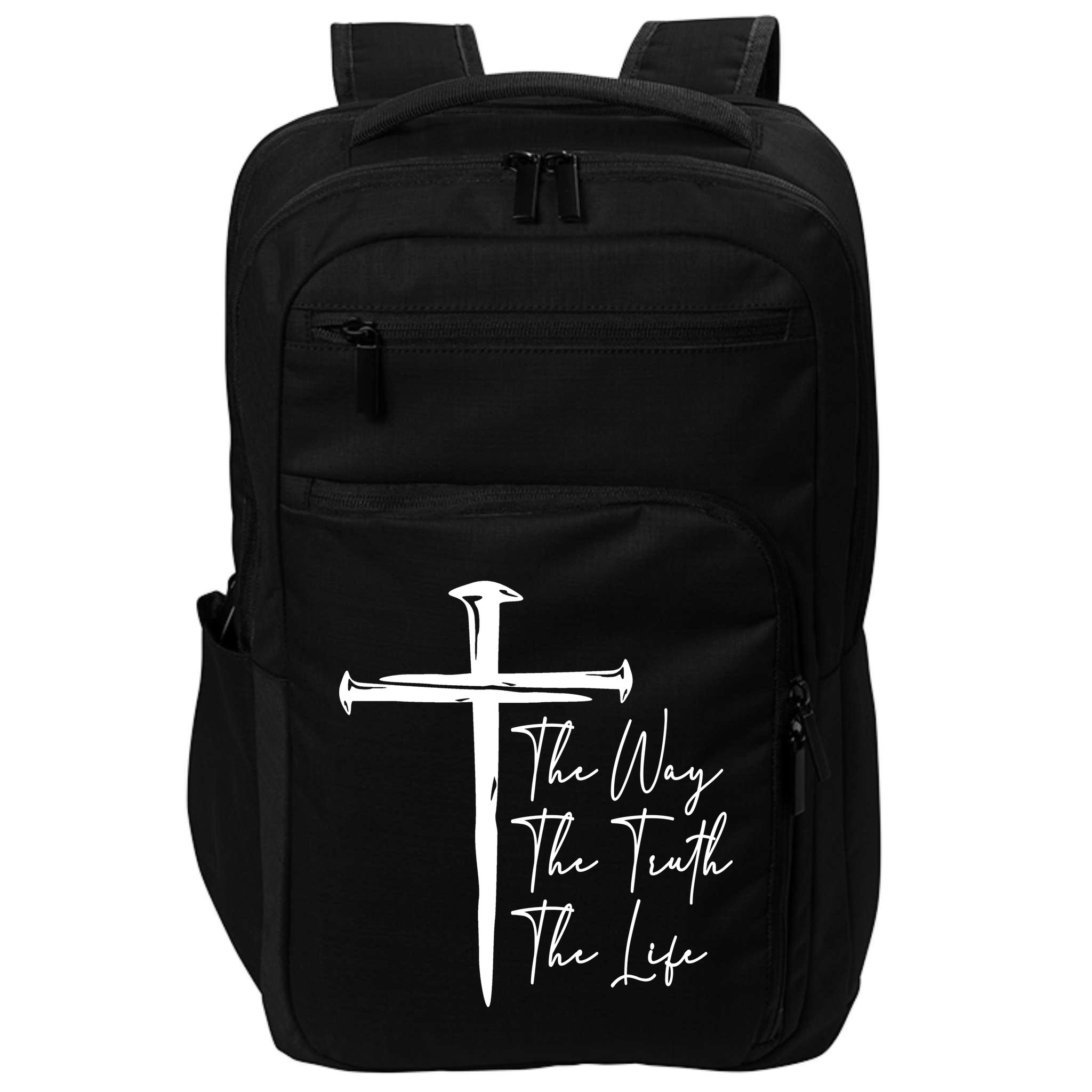 The Way The Truth The Life Impact Tech Backpack