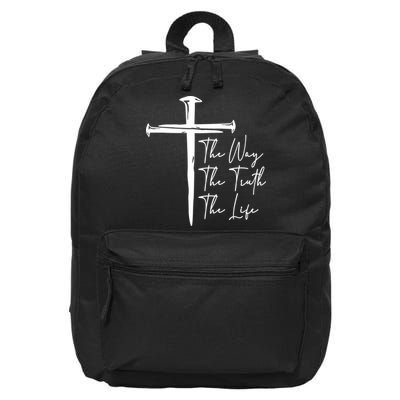 The Way The Truth The Life 16 in Basic Backpack