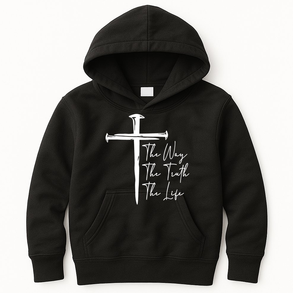 The Way The Truth The Life Kids Hoodie