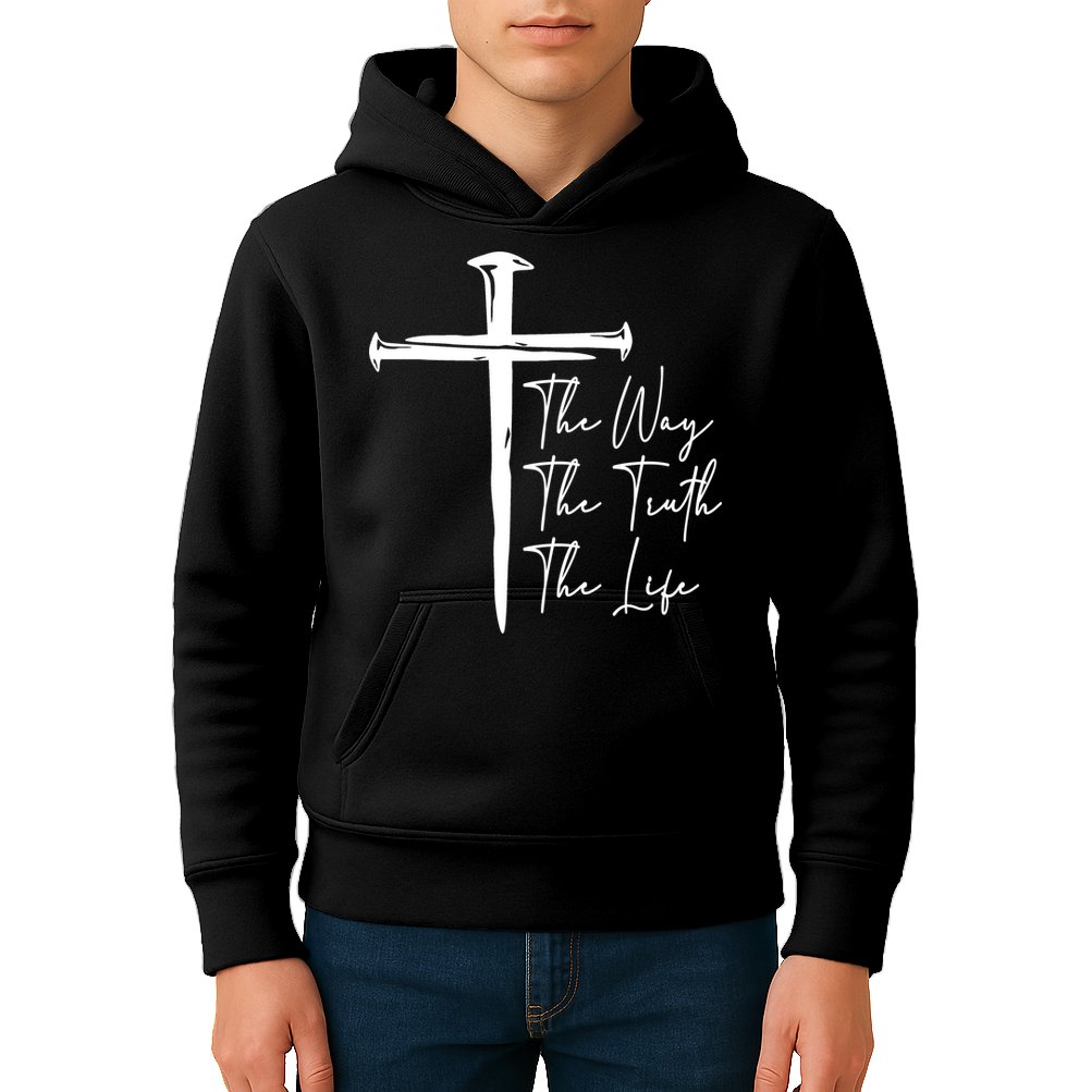 The Way The Truth The Life Kids Hoodie