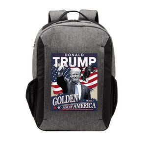 Trump Wins The Election Celebrating Golden Age Of America Vector Backpack