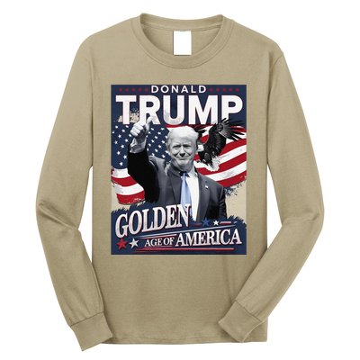 Trump Wins The Election Celebrating Golden Age Of America Long Sleeve Shirt