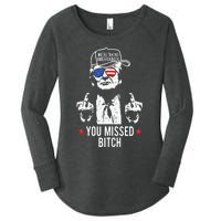 Trump WeRe Taking America Back You Missed Bitch Tank Top Women's Perfect Tri Tunic Long Sleeve Shirt