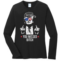 Trump WeRe Taking America Back You Missed Bitch Tank Top Ladies Long Sleeve Shirt