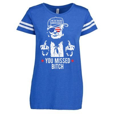 Trump WeRe Taking America Back You Missed Bitch Tank Top Enza Ladies Jersey Football T-Shirt