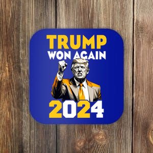 Trump Won Trending Political Pennsylvania Trump 2024 Coaster