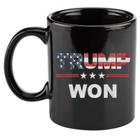 Trump Won 11oz C Handle Ceramic Mug