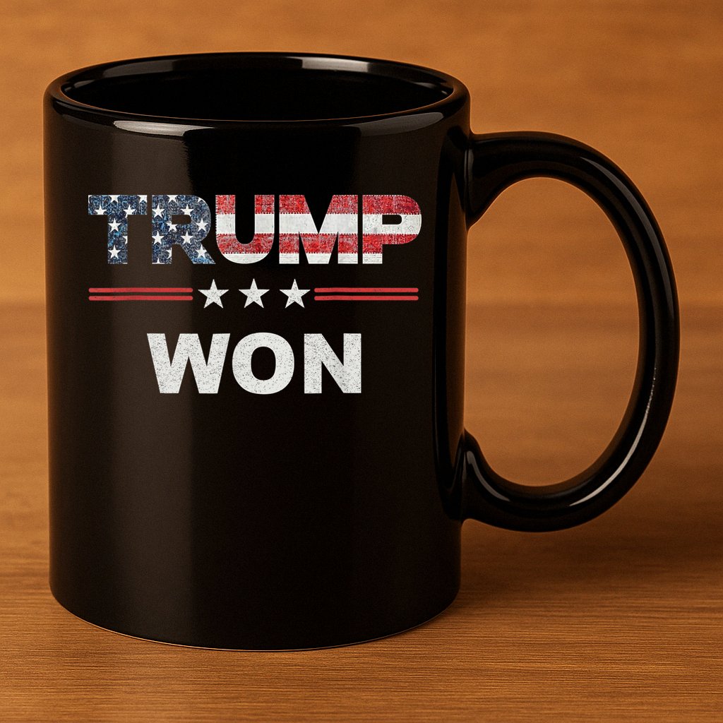 Trump Won 11oz C Handle Ceramic Mug