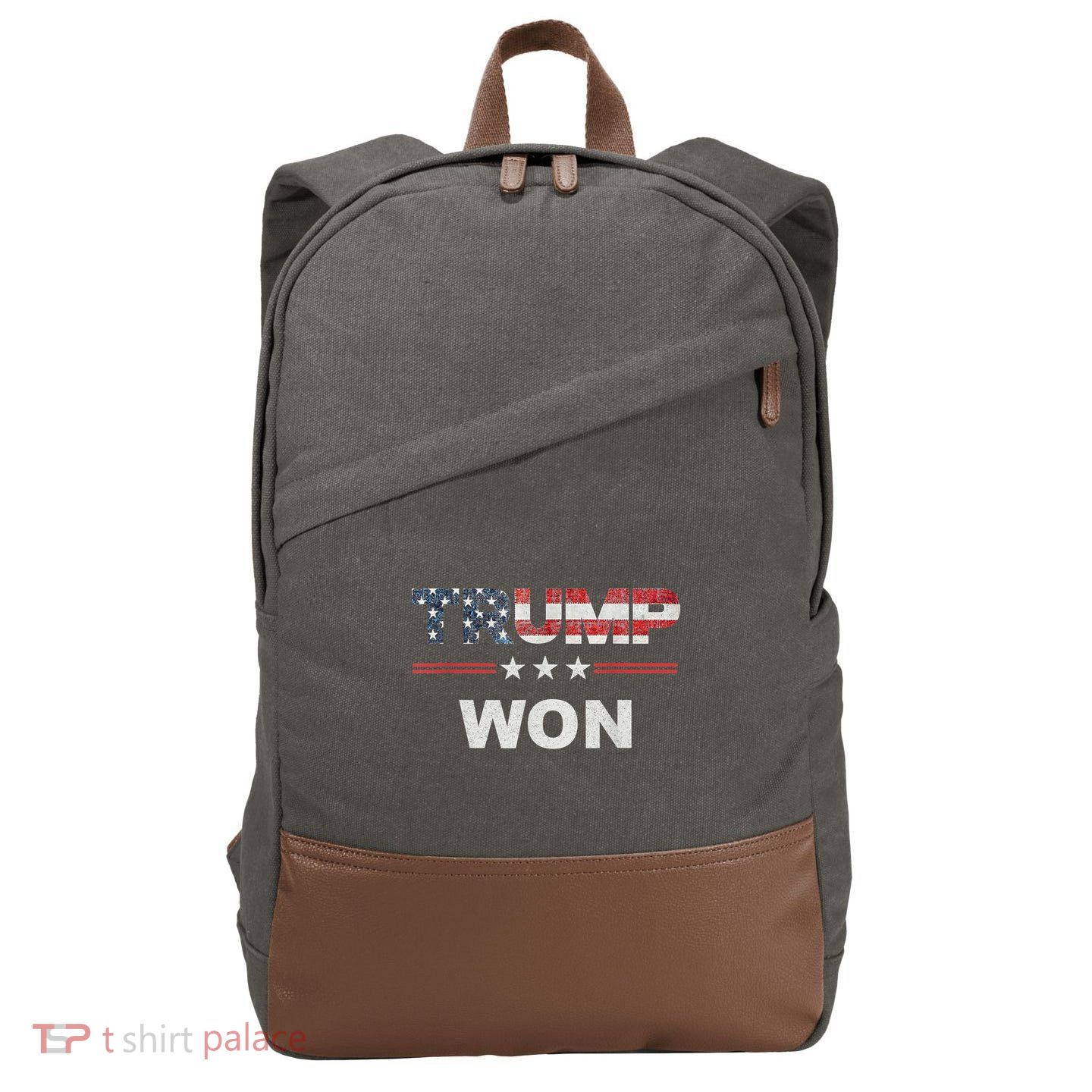 Trump Won Cotton Canvas Backpack