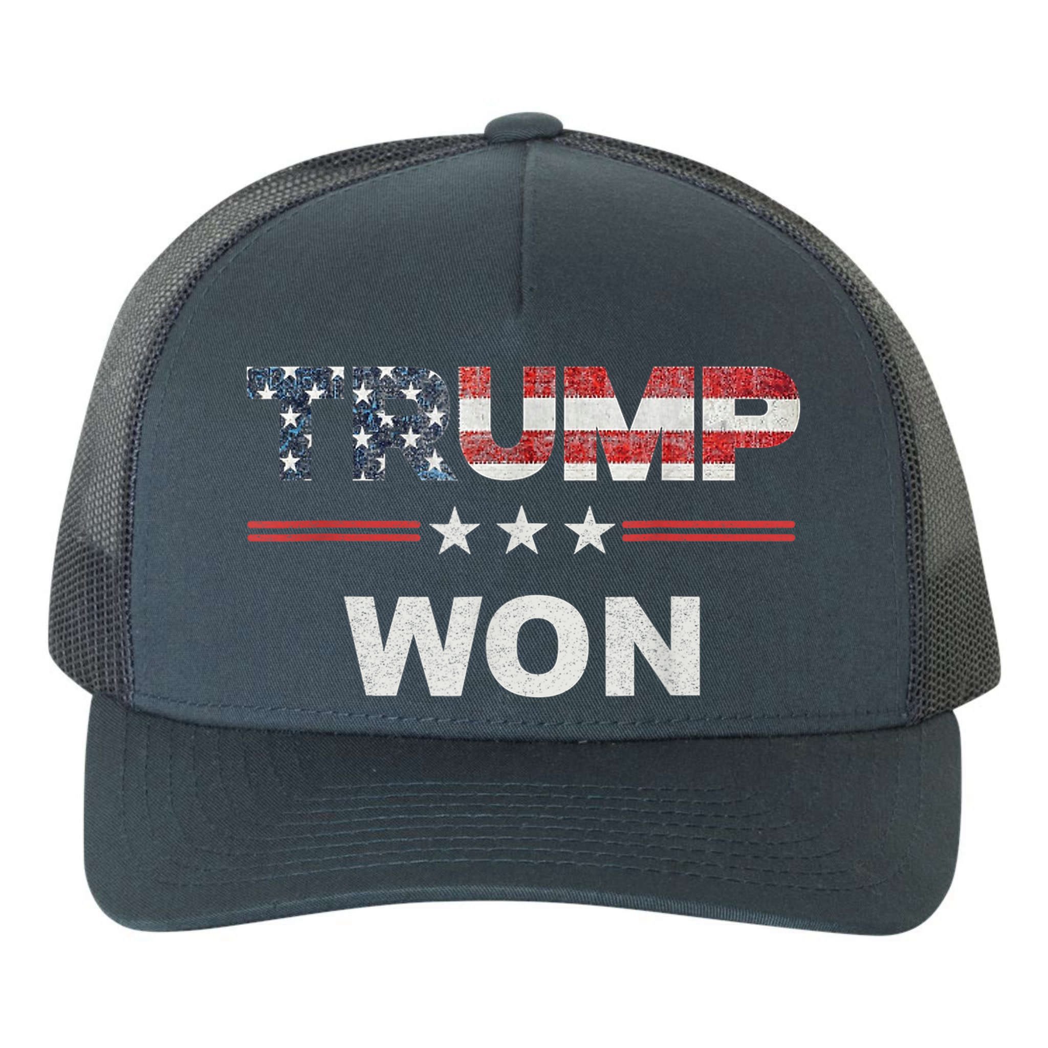 Trump Won Yupoong Adult 5-Panel Trucker Hat