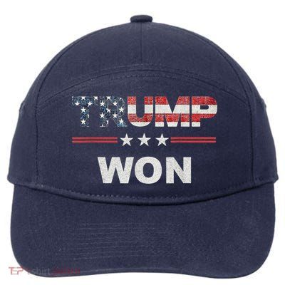 Trump Won 7-Panel Snapback Hat