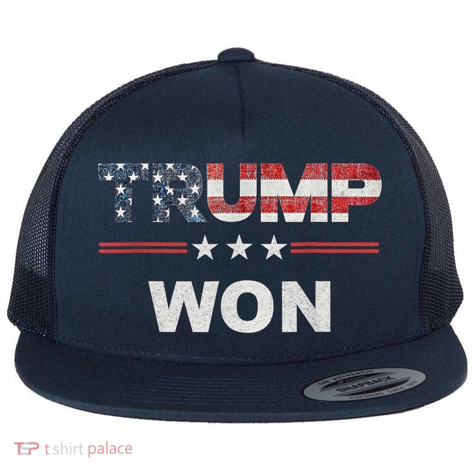 Trump Won Flatbill Hat