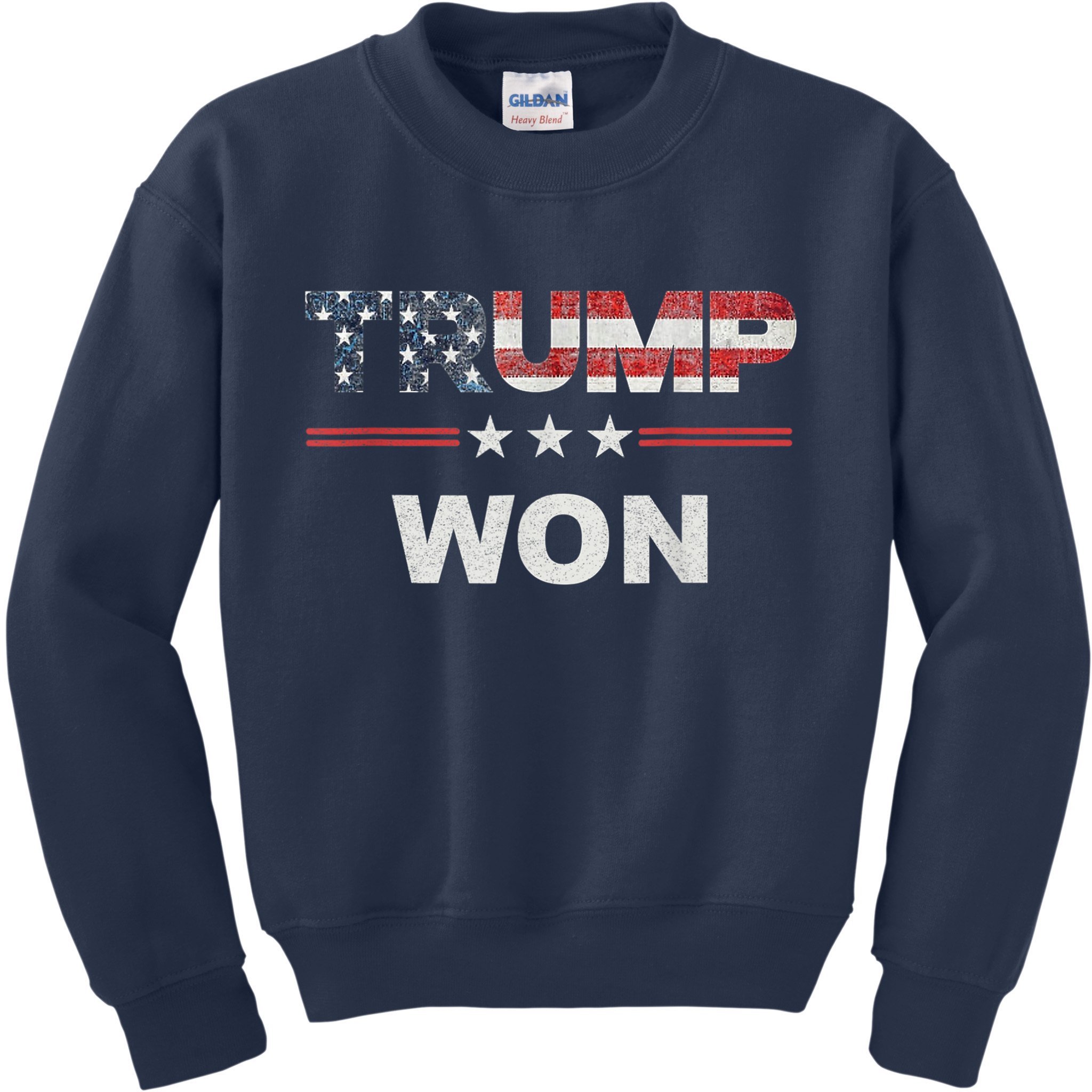 Trump Won Kids Sweatshirt