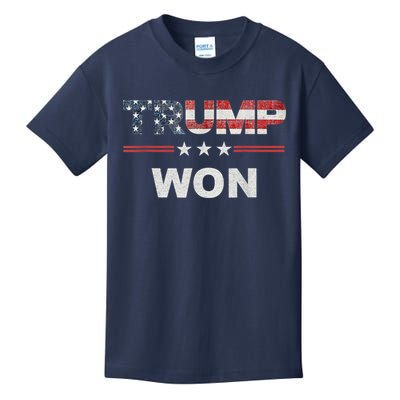 Trump Won Kids T-Shirt