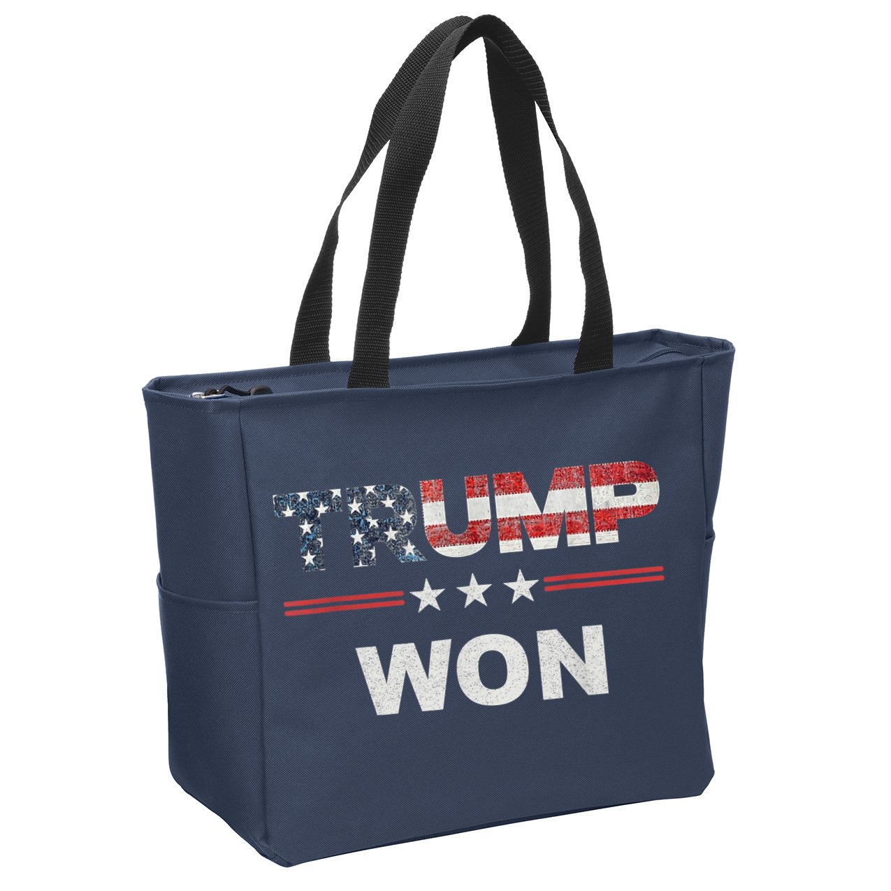 Trump Won Zip Tote Bag
