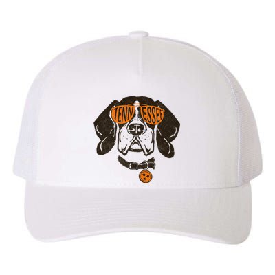 Tennessee Women Tn Dog State Flag Tn Lover Outfit Yupoong Adult 5-Panel Trucker Hat