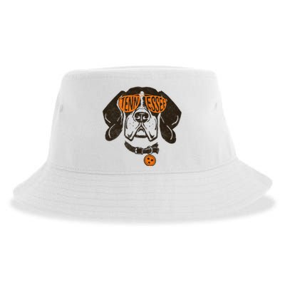 Tennessee Women Tn Dog State Flag Tn Lover Outfit Sustainable Bucket Hat