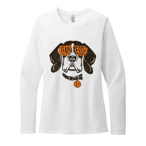 Tennessee Women Tn Dog State Flag Tn Lover Outfit Womens CVC Long Sleeve Shirt