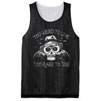 Too Weird To Live Too Rare To Die Mesh Reversible Basketball Jersey Tank