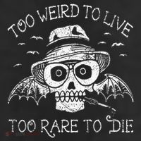 Too Weird To Live Too Rare To Die 25L Jumbo Tote