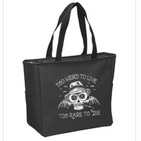 Too Weird To Live Too Rare To Die Zip Tote Bag