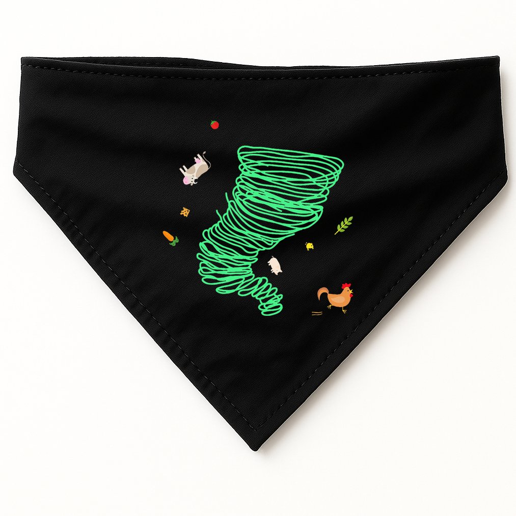 Tornado Weather Twister Hurricane USA-Made Doggie Bandana