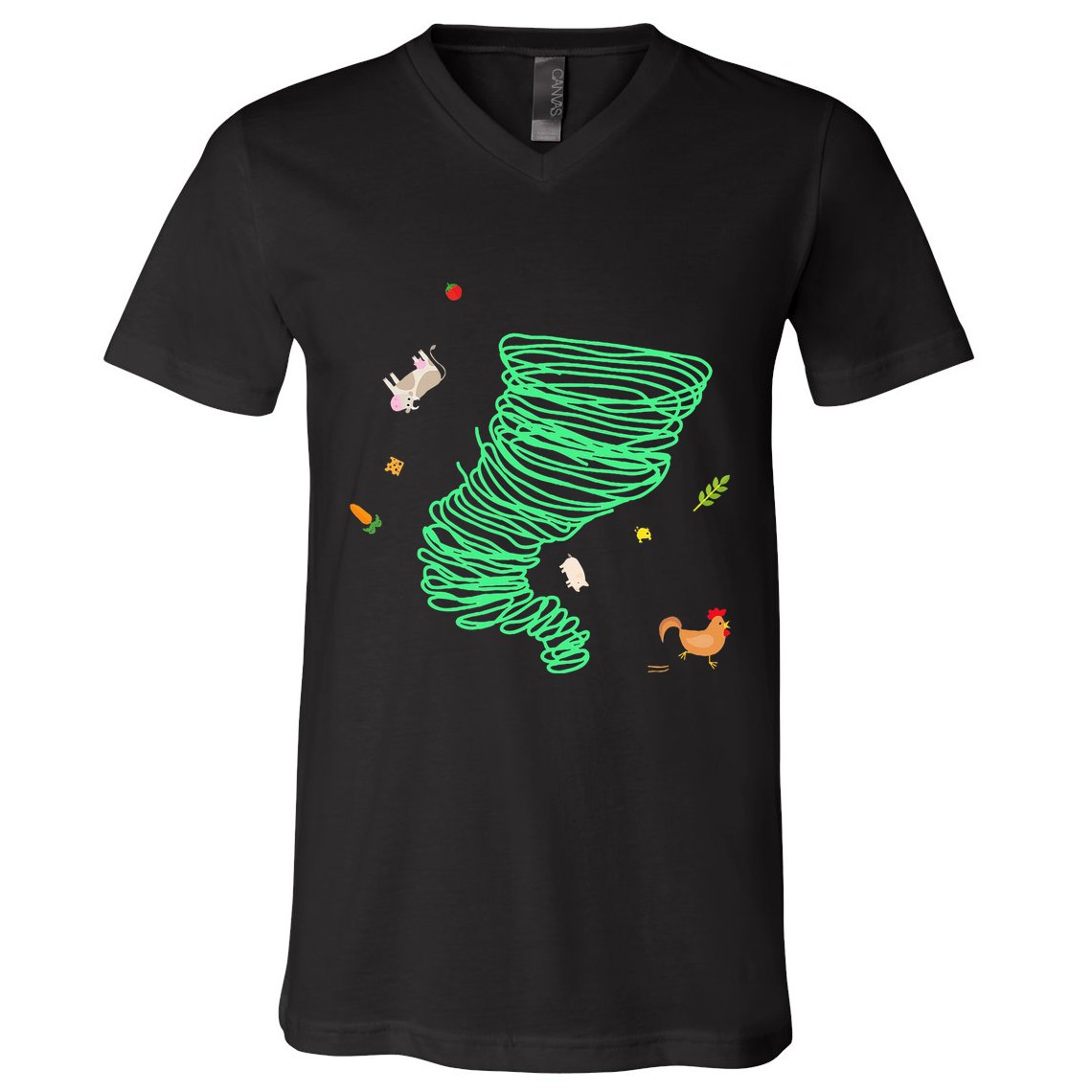 Tornado Weather Twister Hurricane V-Neck T-Shirt