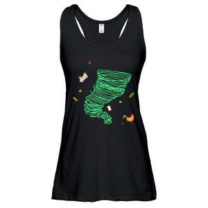 Tornado Weather Twister Hurricane Ladies Essential Flowy Tank