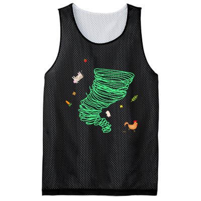 Tornado Weather Twister Hurricane Mesh Reversible Basketball Jersey Tank