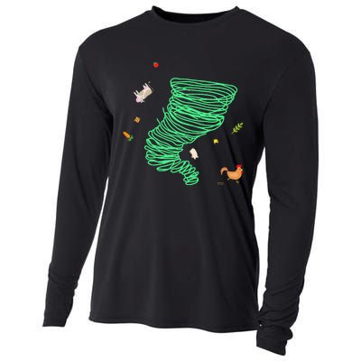 Tornado Weather Twister Hurricane Cooling Performance Long Sleeve Crew