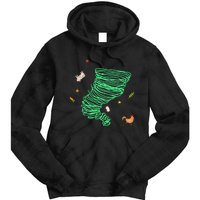 Tornado Weather Twister Hurricane Tie Dye Hoodie