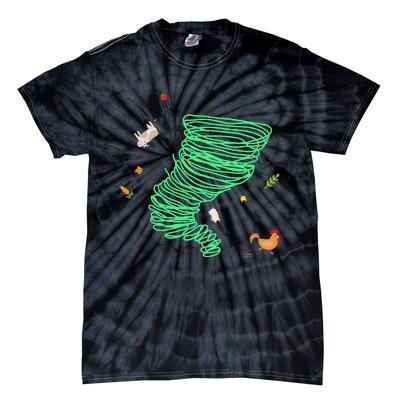 Tornado Weather Twister Hurricane Tie-Dye T-Shirt