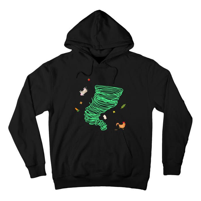 Tornado Weather Twister Hurricane Tall Hoodie