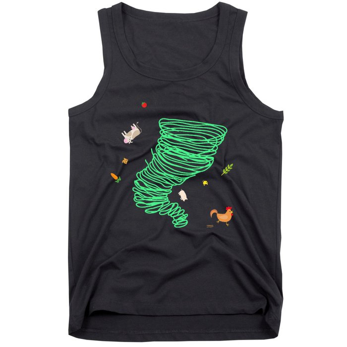 Tornado Weather Twister Hurricane Tank Top