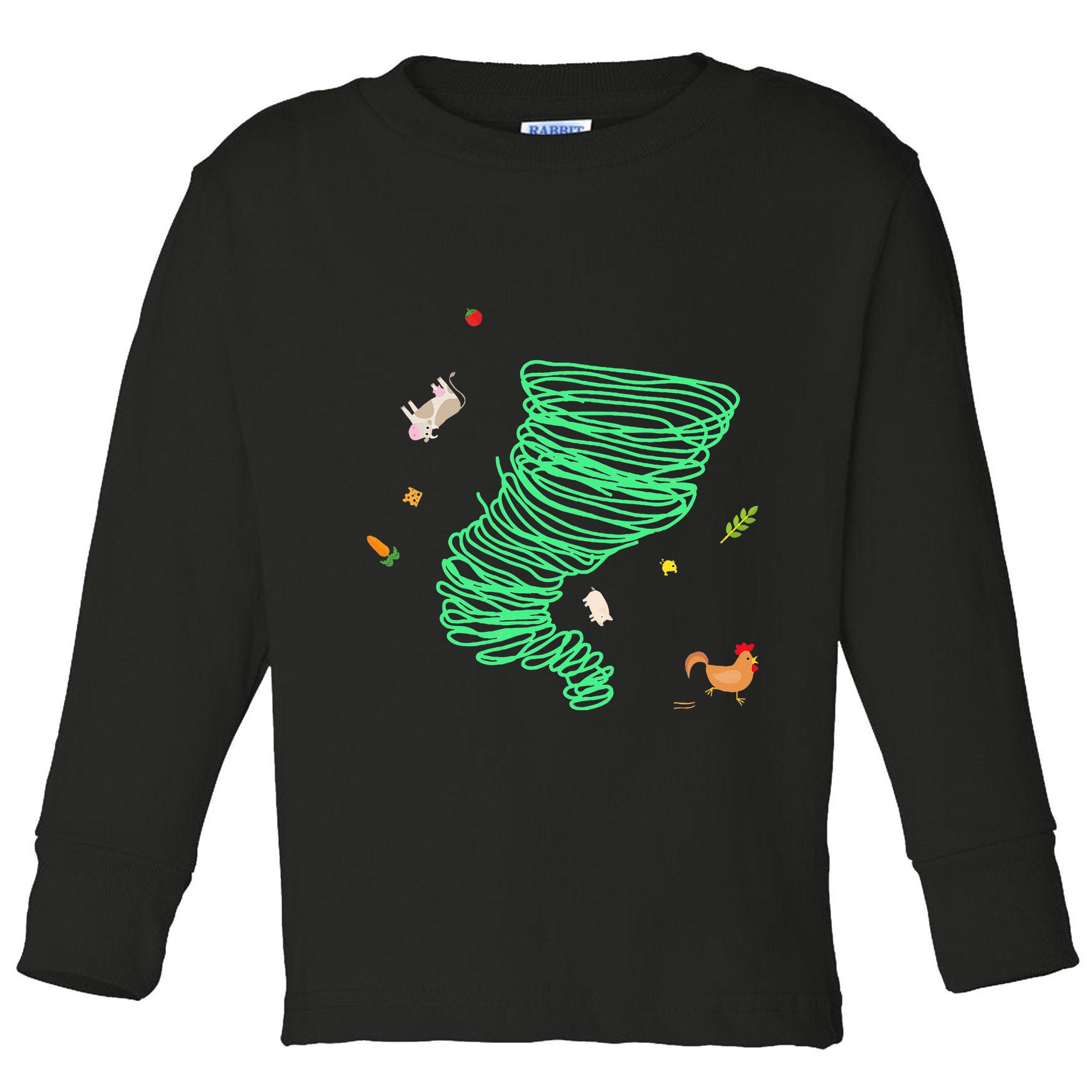 Tornado Weather Twister Hurricane Toddler Long Sleeve Shirt