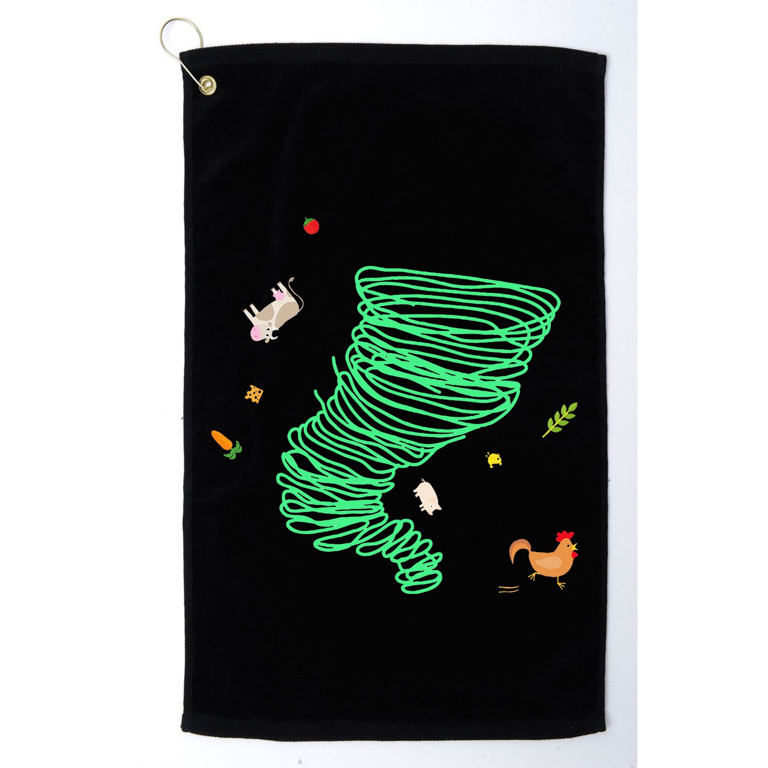 Tornado Weather Twister Hurricane Golf Towel