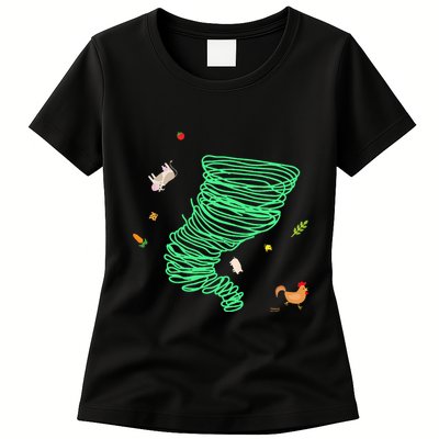 Tornado Weather Twister Hurricane Womens T-Shirt