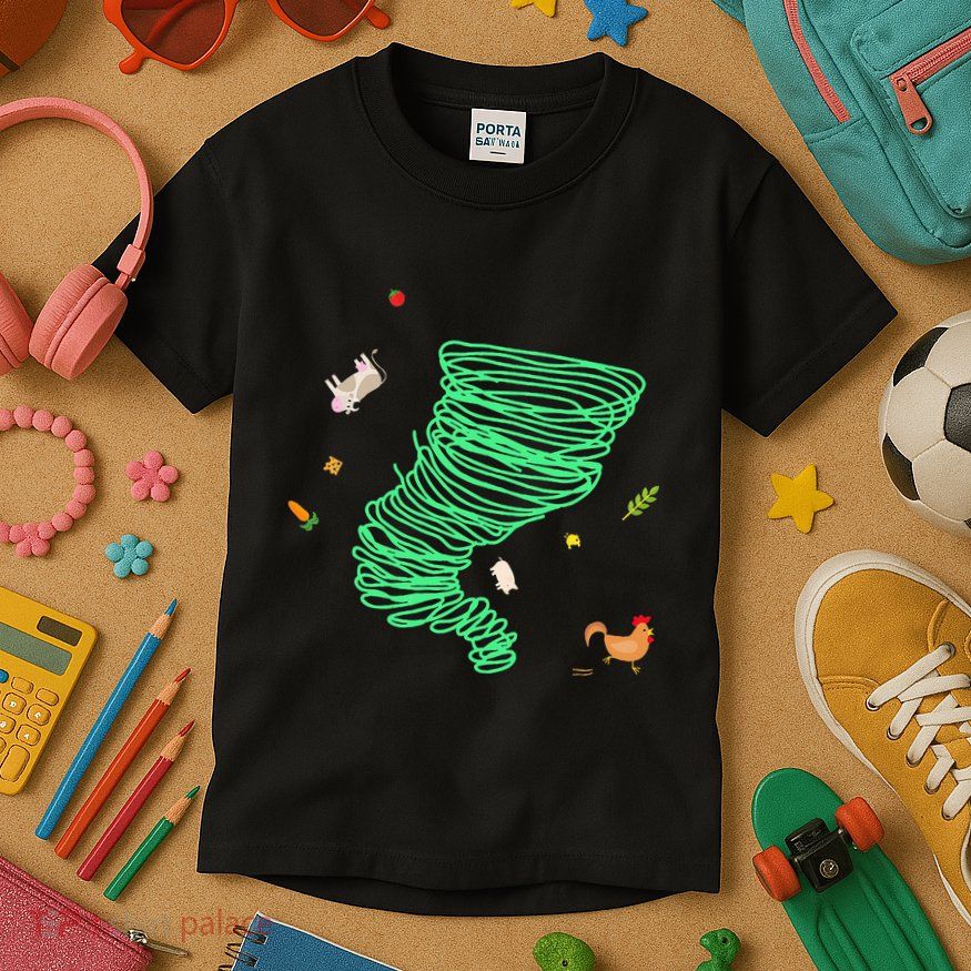 Tornado Weather Twister Hurricane Kids T-Shirt