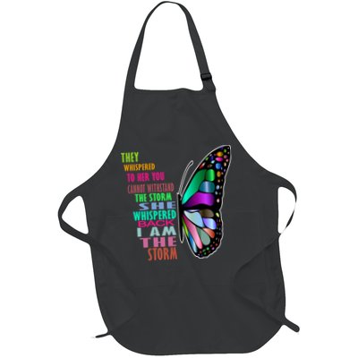 They Whispered To Her You Cannot Withstand The Storm Apron