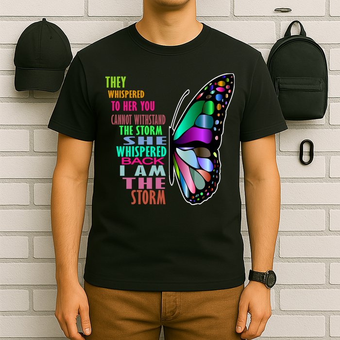 They Whispered To Her You Cannot Withstand The Storm T-Shirt