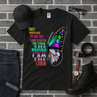 They Whispered To Her You Cannot Withstand The Storm Tall T-Shirt