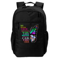 They Whispered To Her You Cannot Withstand The Storm Daily Commute Backpack